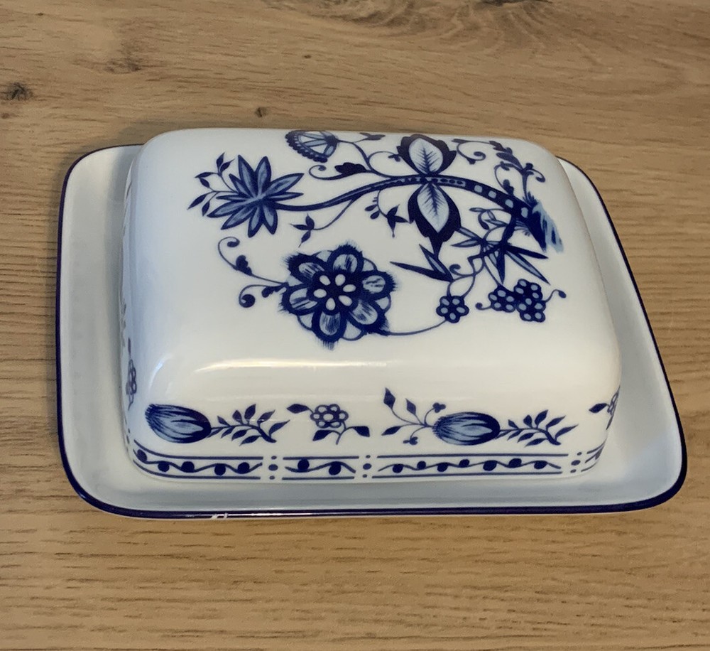 Butter Dish KAHLA Zwiebelmuster Onion Pattern