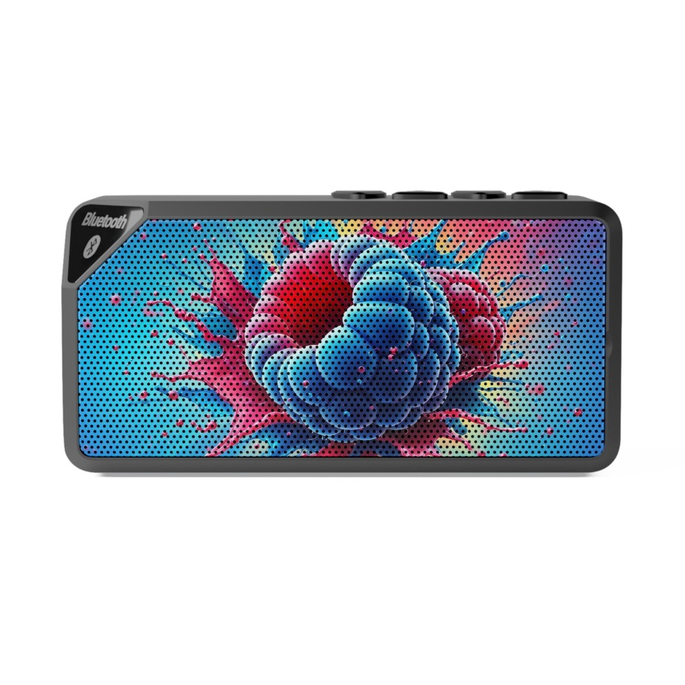 Jabba bluetooth speaker, raspberry splash