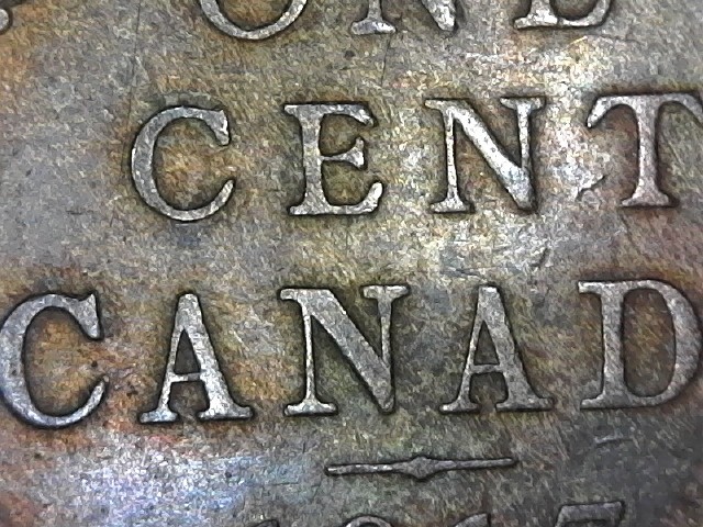 1917 Canada Large Cent UNC Toned