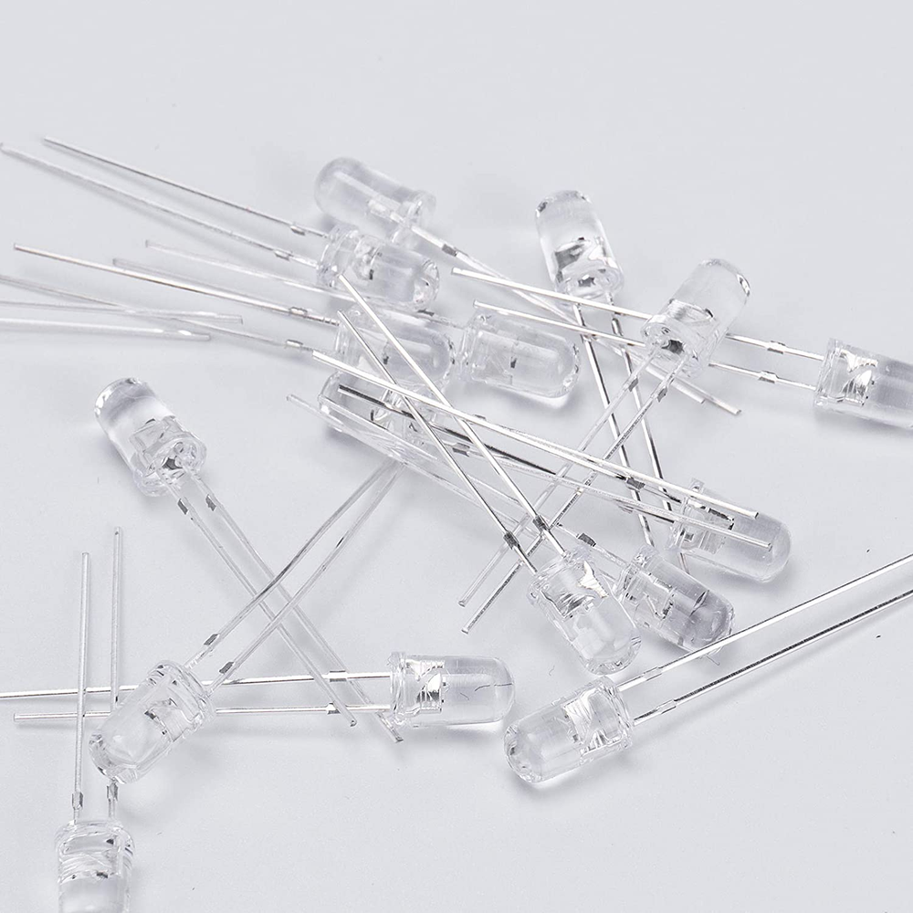 100Pcs 5Mm RGB Multicolor Slow Flashing LED Diode Multi-Color Blinking Changing