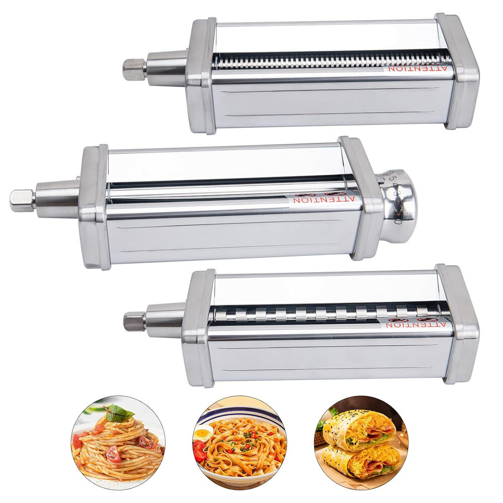 Pasta Maker Spaghetti Roller Vertical Stand Mixer Attachment Set For KitchenAid～