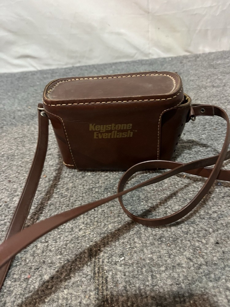 Vintage Keystone Everflash 10 Camera With Case Untested