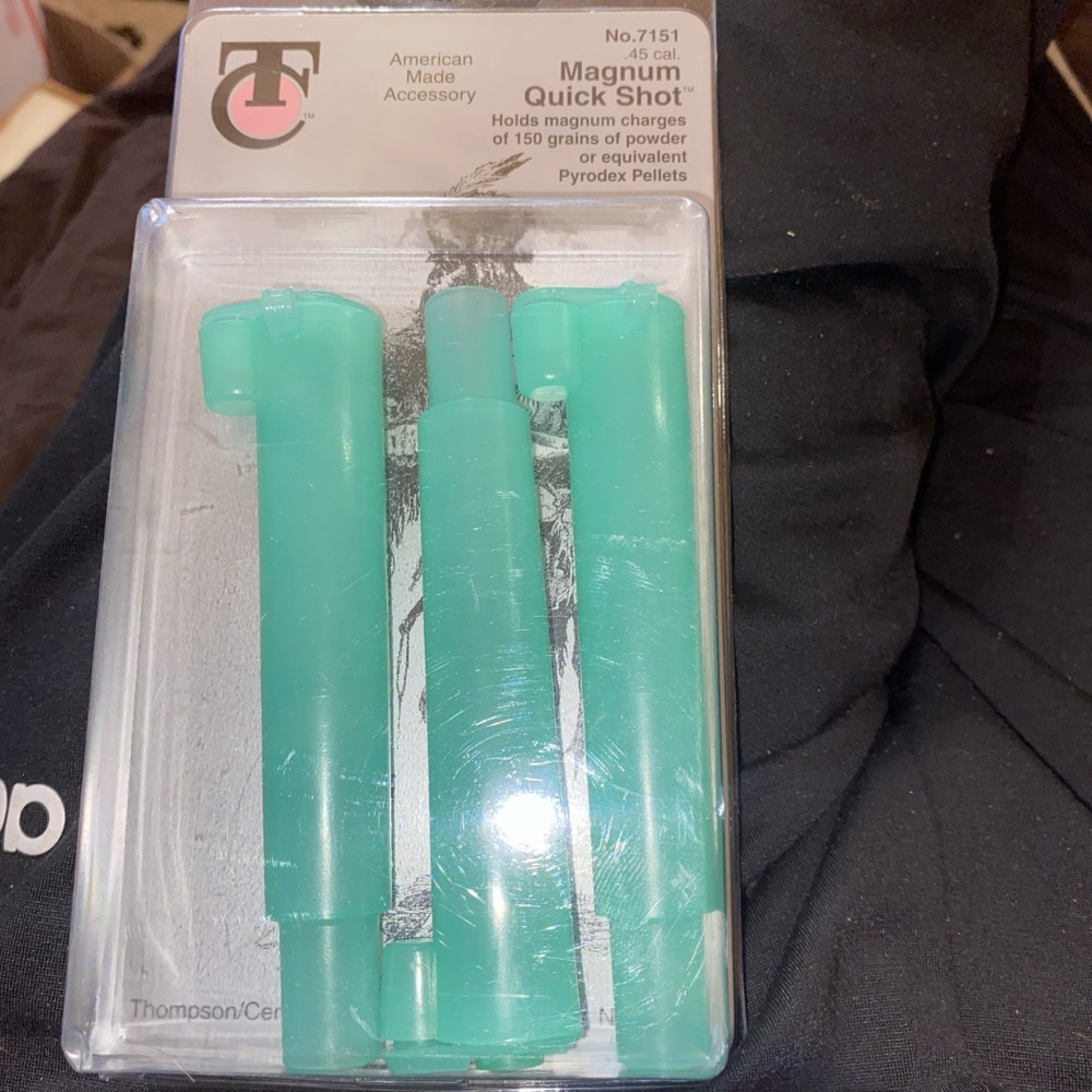 Thompson Center Magnum Quick Shot .50 Cal Muzzleloder Loading 150 Grains