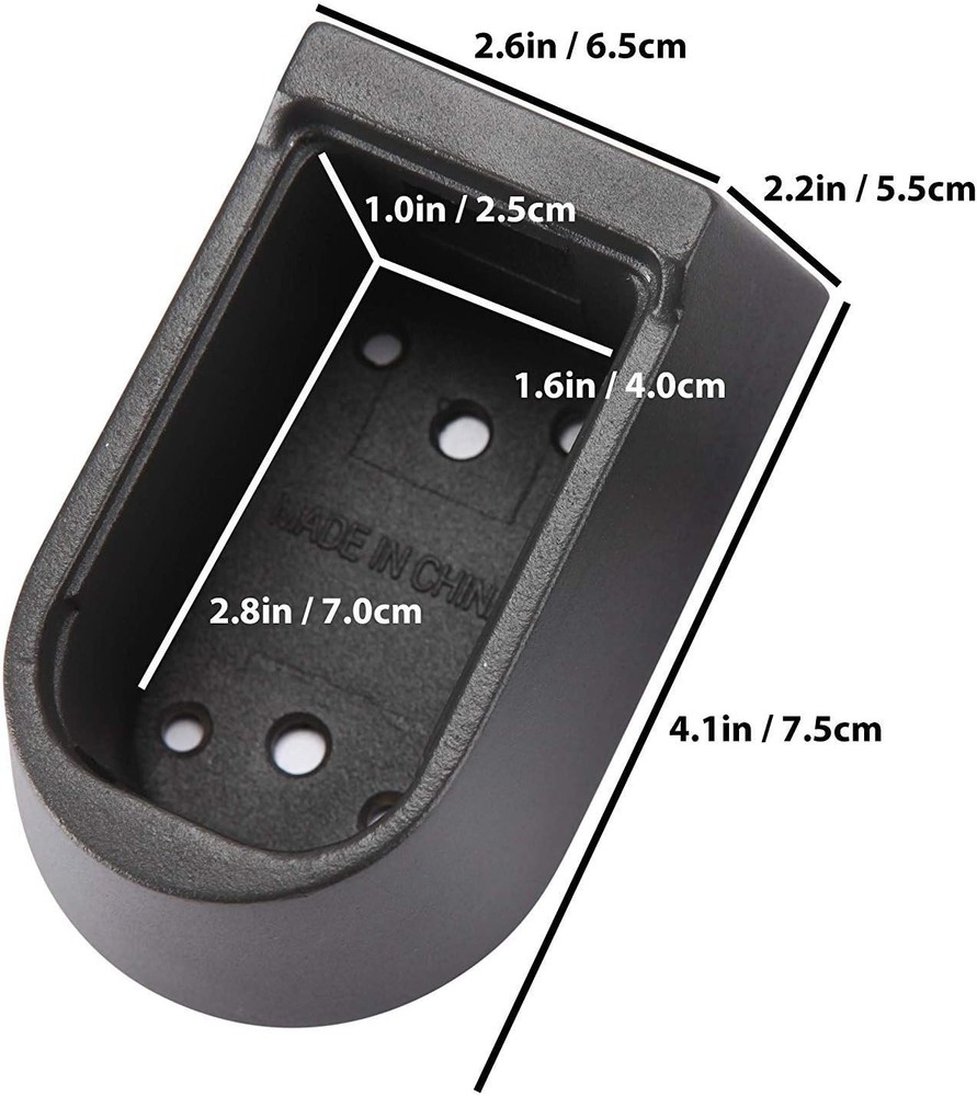 Wall Mounted Key Lock Box Weather Resistant with Push Button Code Black Safe