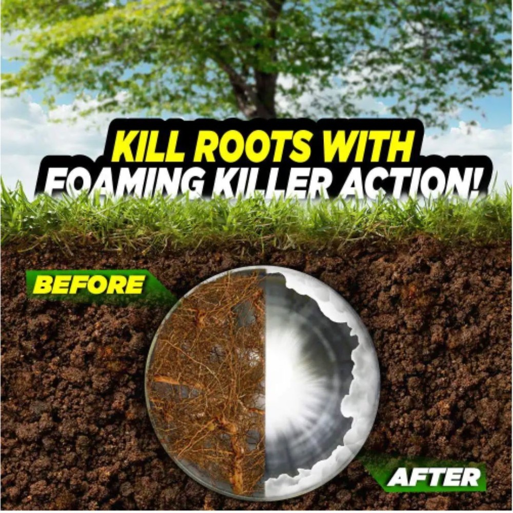 10Lb Foaming Root Killer Prevent Clogs in Sewer Pipes Dehydrates Dissolve Roots