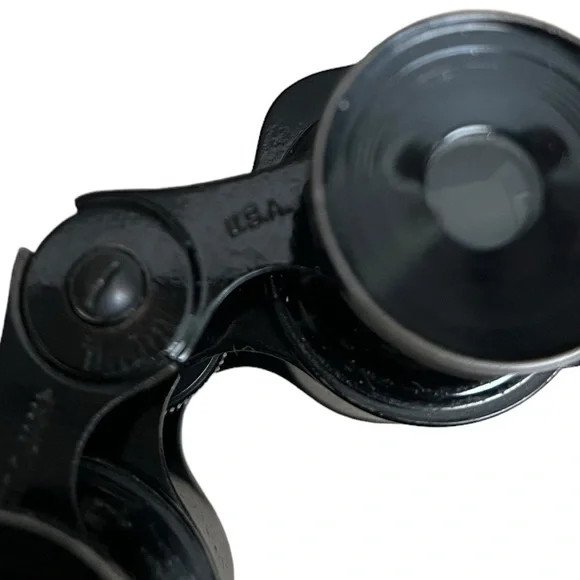 Vintage Trojan USA Made Binoculars with Strap Black Pre-Owned *Please Read*
