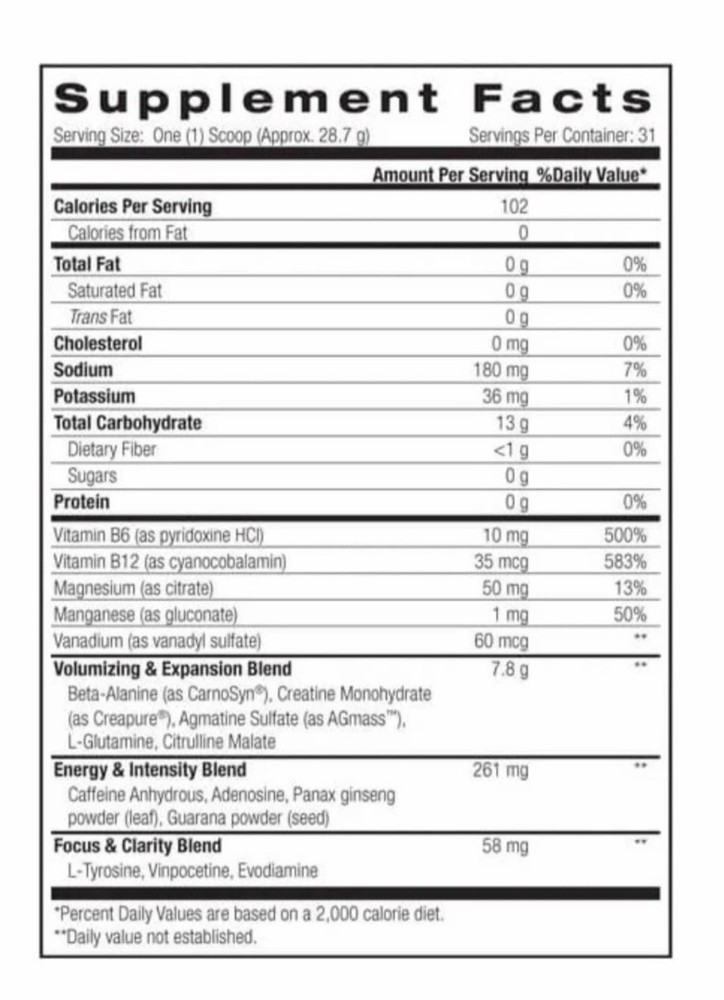 Performance FBX 2.0 Advanced Pre Training Formula Atomic Lime 2.0 LBS Ex: 04/27