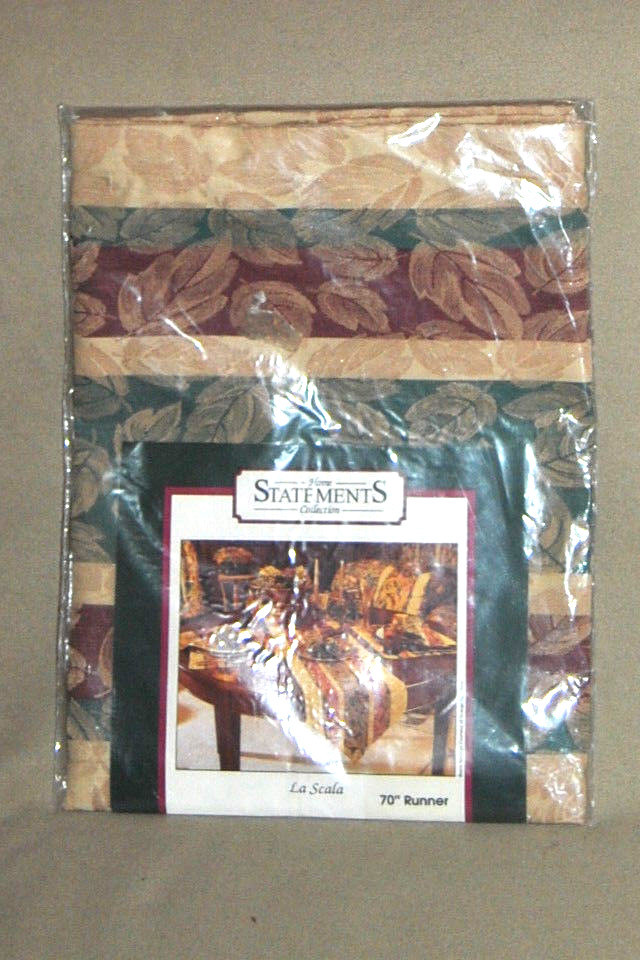 Home Statements Collection La Scala Pattern 70" Table Runner UNUSED