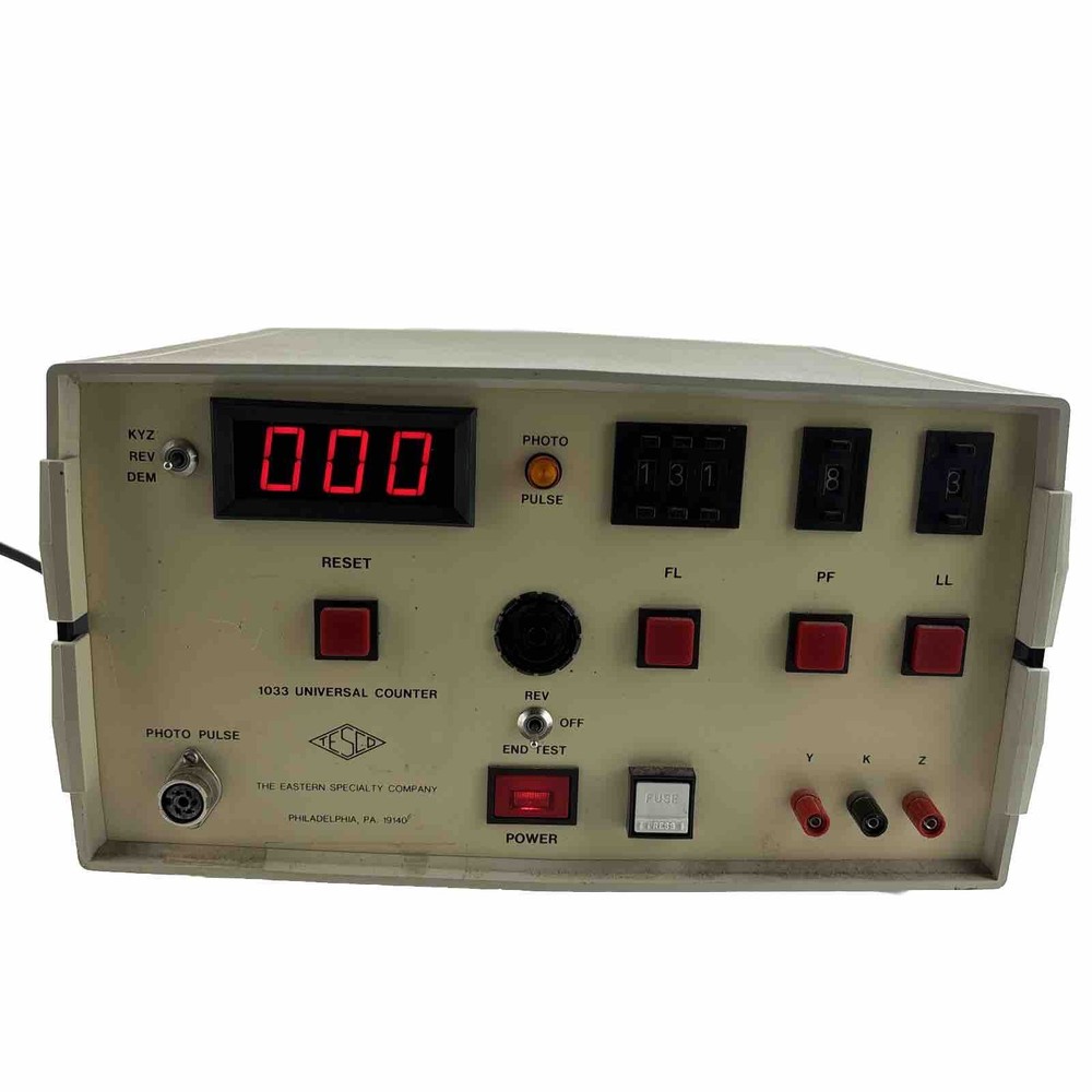 Tesco 1033 Universal Counter - Powers On, Buttons Work