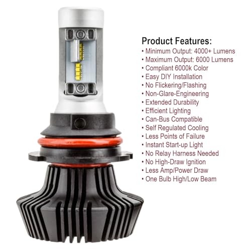 Lighting 5238-001 9004 LED Headlight Bulb