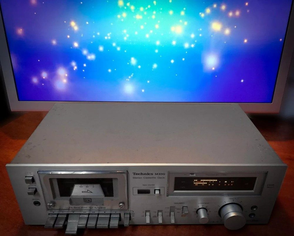 TECHNICS RS-M33G 🌈RaRe🌈 Vintage Stereo Cassette Deck