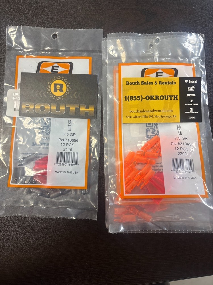 Easton Micro Super Nock  - 12 pk - Assorted Options