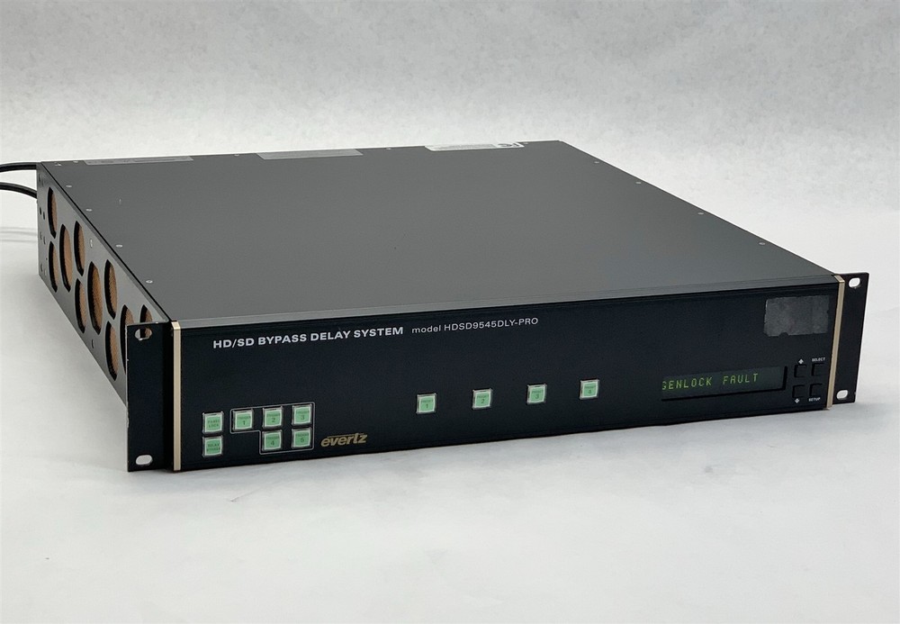 Evertz HDSD9545DLY-PRO HD/SD Audio & Video Delay Time Shift Processor