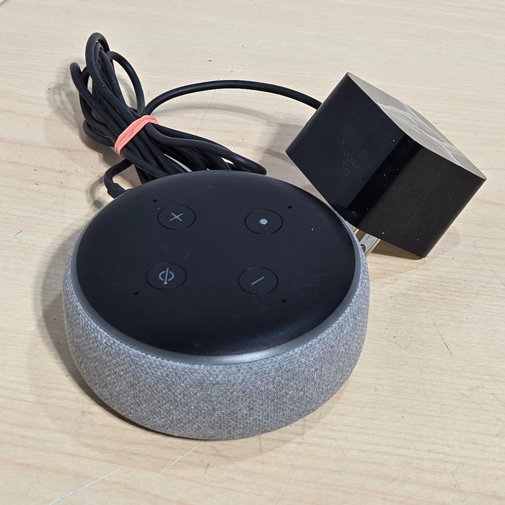 Amazon Echo Dot 3rd Gen C78MP8 W/ Power Adapter Tested Working