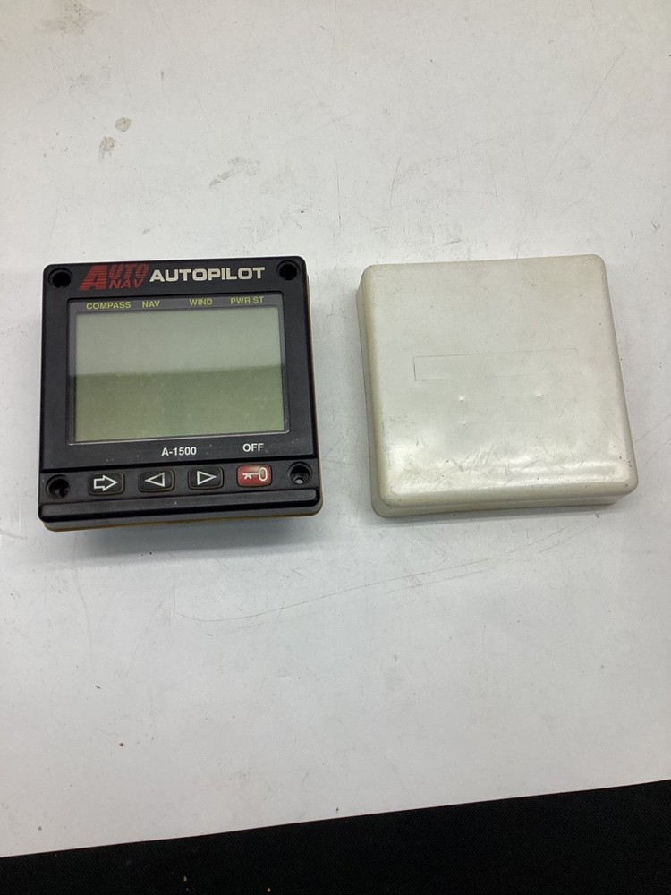 Auto Nav autopilot control display A-1500 version 1-17. c4