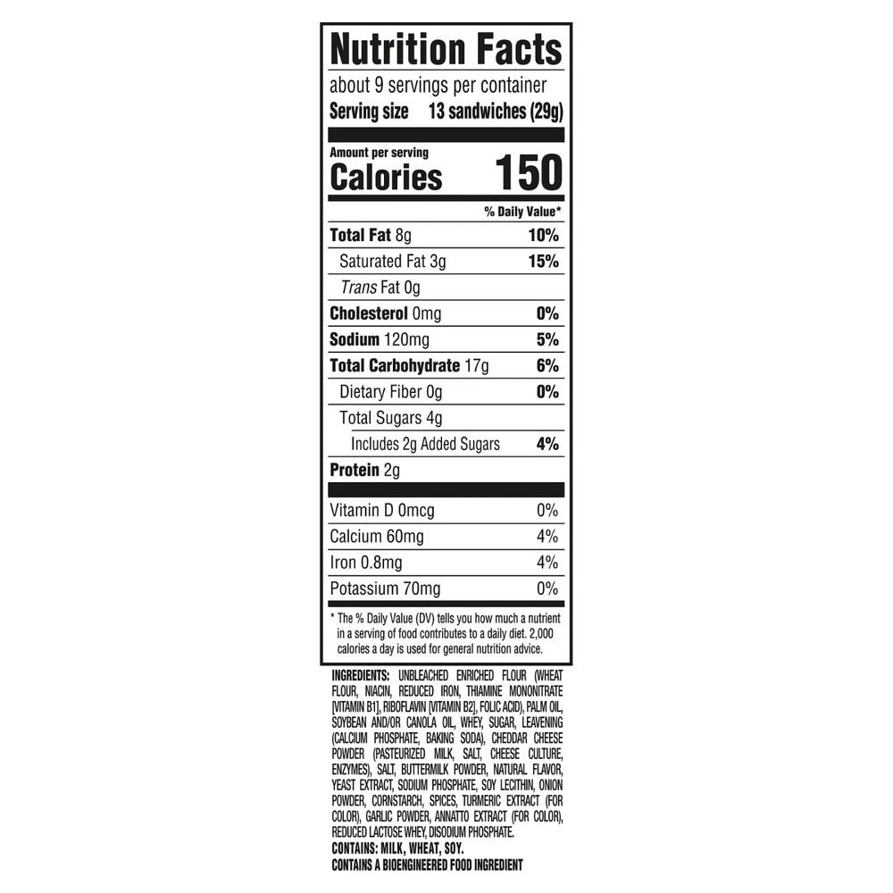 RITZ Bits Spicy Queso Cheese Sandwich Crackers, 8.8 oz