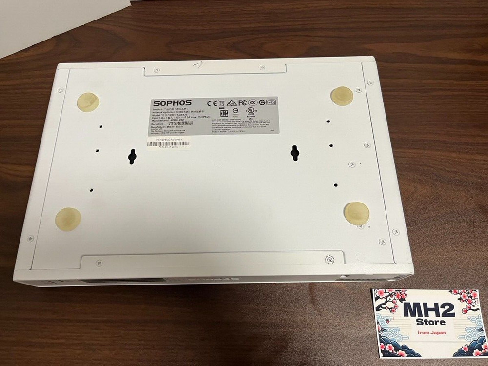 SOPHOS XGS 136 Next Generation Firewall with AC Code Operation Confirmed