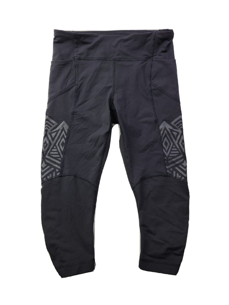 Lululemon Luxtreme Women 4 Gray Athletic Legging Compression Pockets Performance