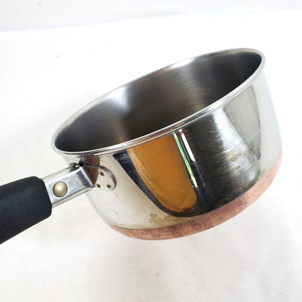 Revere Ware 1 Quart Pan No Lid Copper Bottom Clinton Ill.