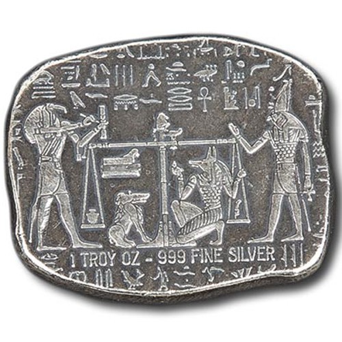1 oz Monarch Egyptian Relic Silver Bar (New)