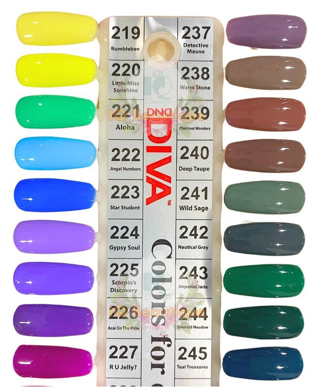DND DUO DIVA GEL & LACQUER #221 - Aloha