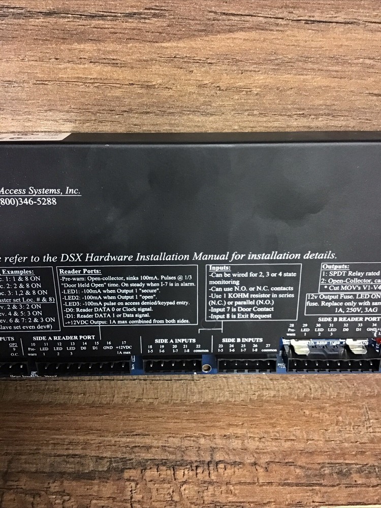DSX-1042 Intelligent Access Systems 2-Door Controller Used Working C-2