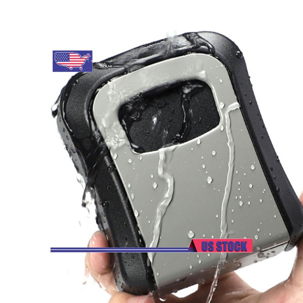 4 Digit Key Safe Lock Box Combination Wall Mount Security Storage Case Organizer