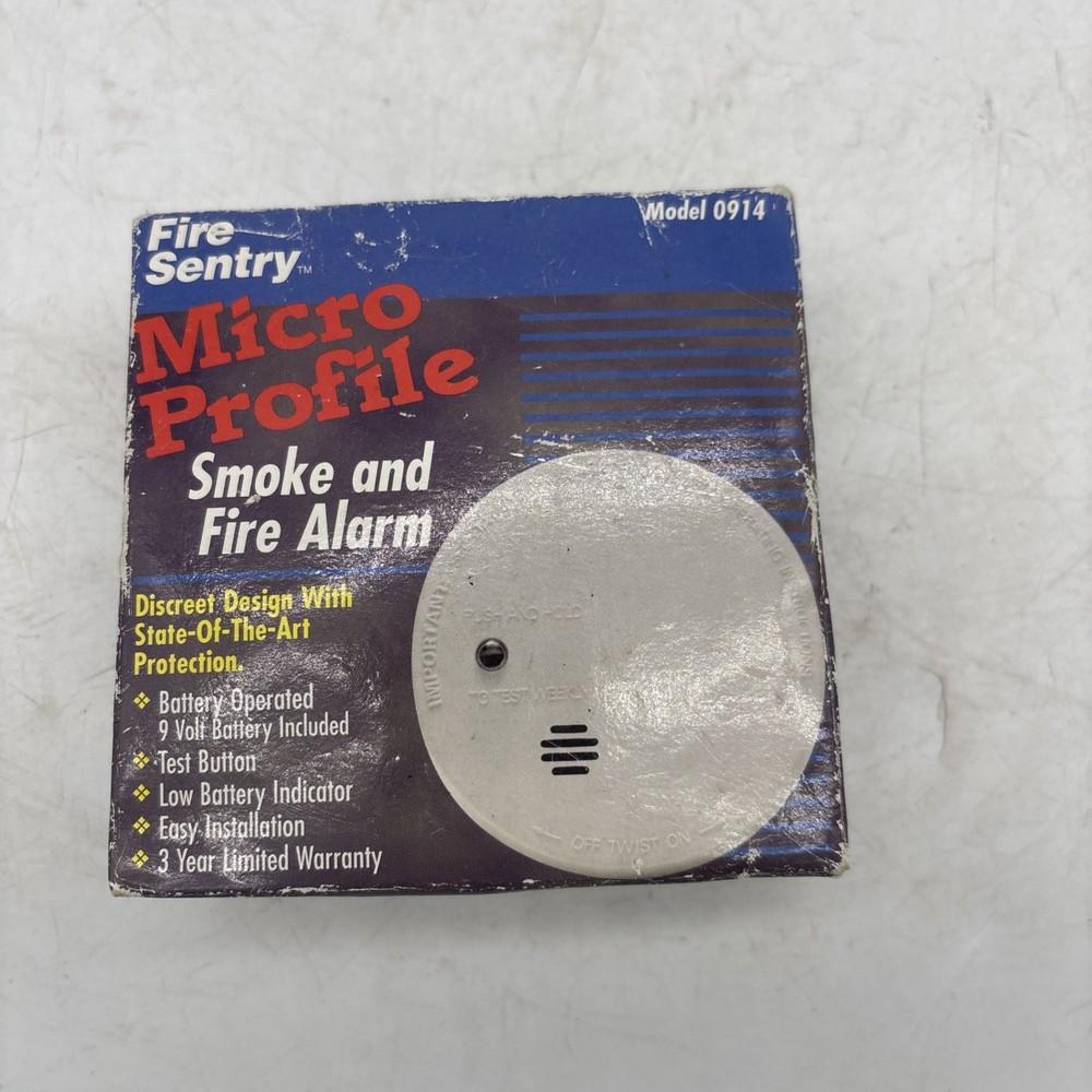CODE ONE Smoke Alarm i9040 Micro Profile Battery Powered  NEW