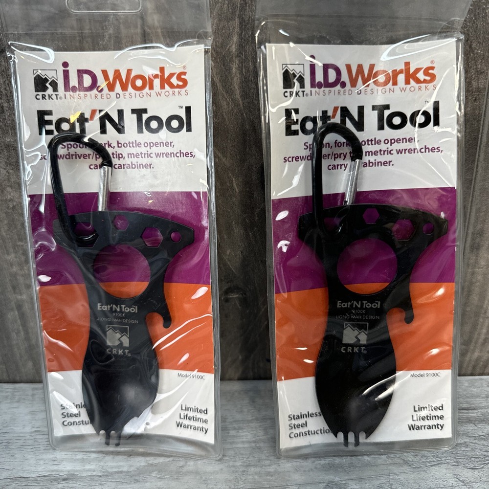 2 Pack New CRKT TOOL EAT'n TOOL Multi-Tool SURVIVAL SPOONS