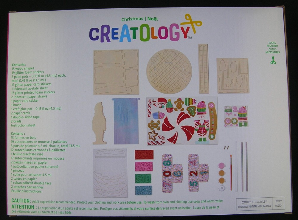 Creatology Christmas Nutcracker Countdown Kit ages 6+ NIB