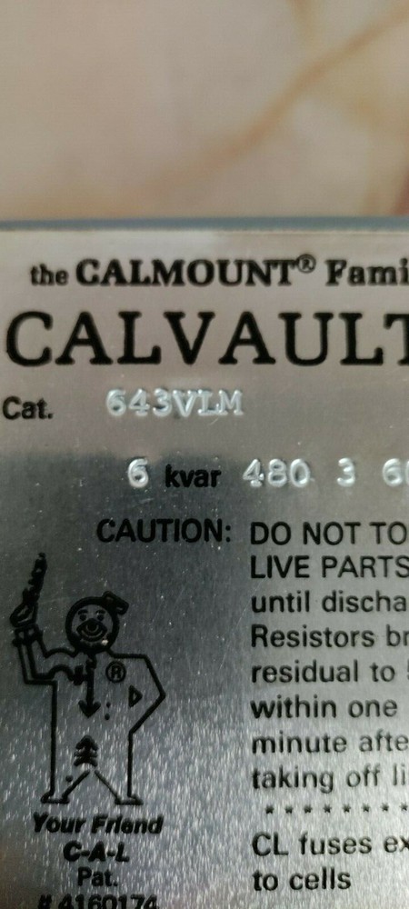 CALMOUNT CALVAULT CAPACITOR 643VLM