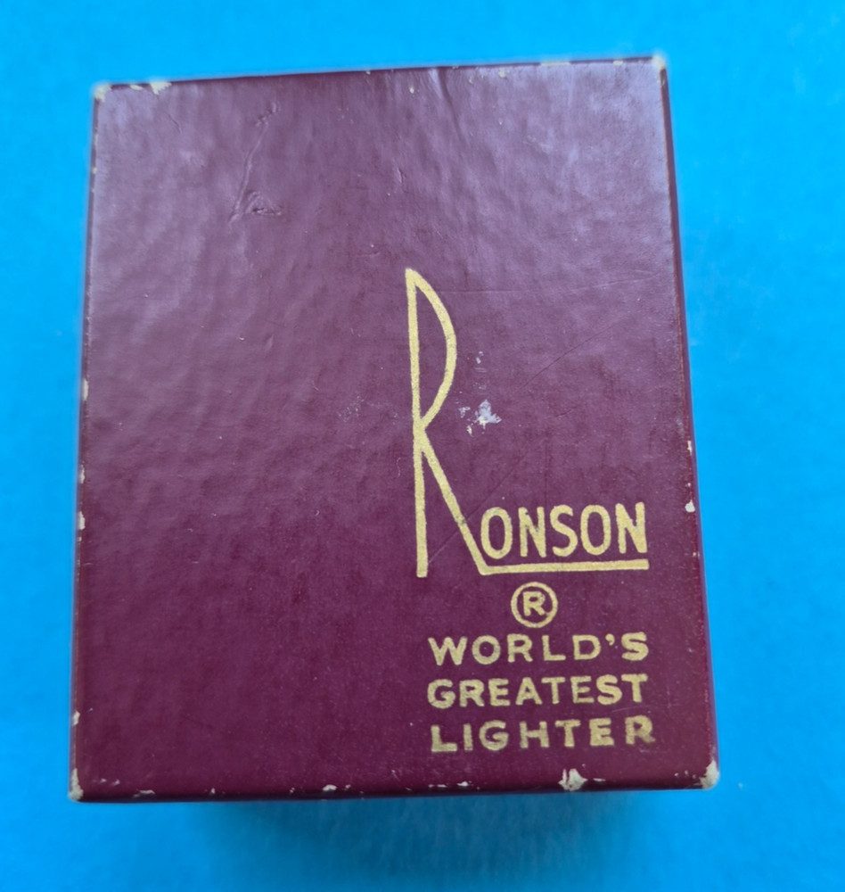 Vintage Ronson Adonis Cigarette Lighter Used Engraved