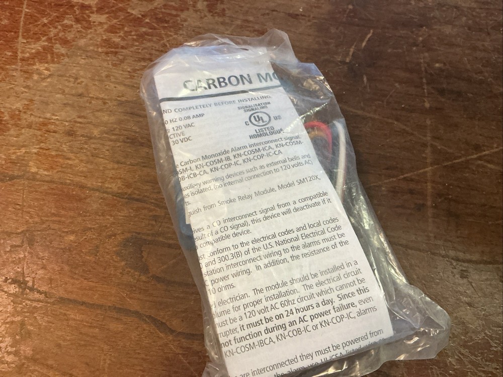 Kidde CO120X Carbon Monoxide Relay Module (new)