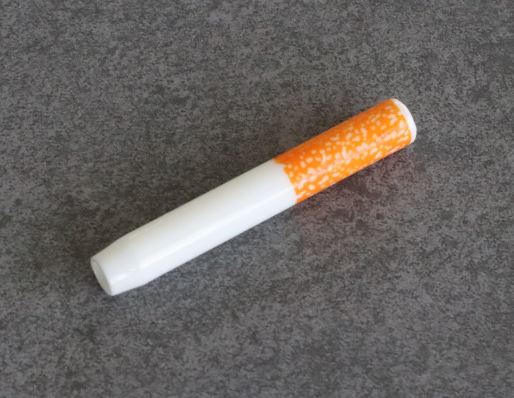 5 x 2" Ceramic One Hitter Bat- One Hitter Pipe- Ceramic Clean Smoking Pipe