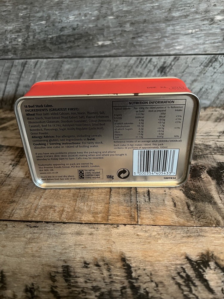 XOX Beaf for stew &Gravies Tin Container