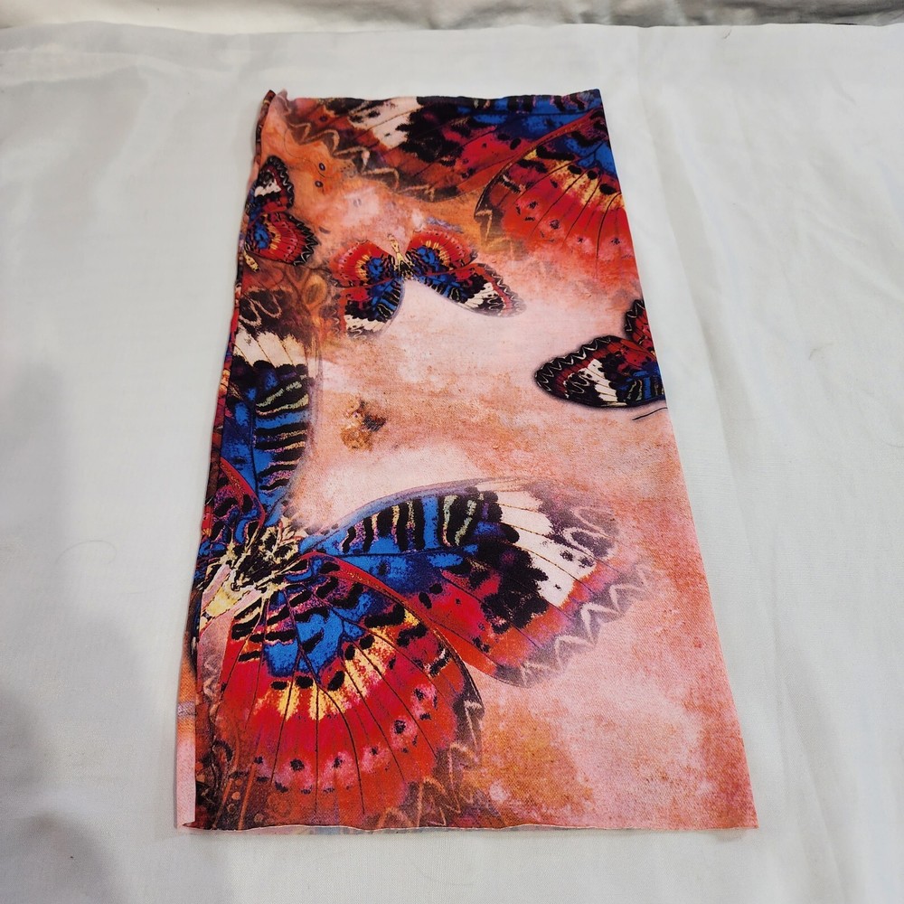 Butterfly monarch neck gaiter 19x10