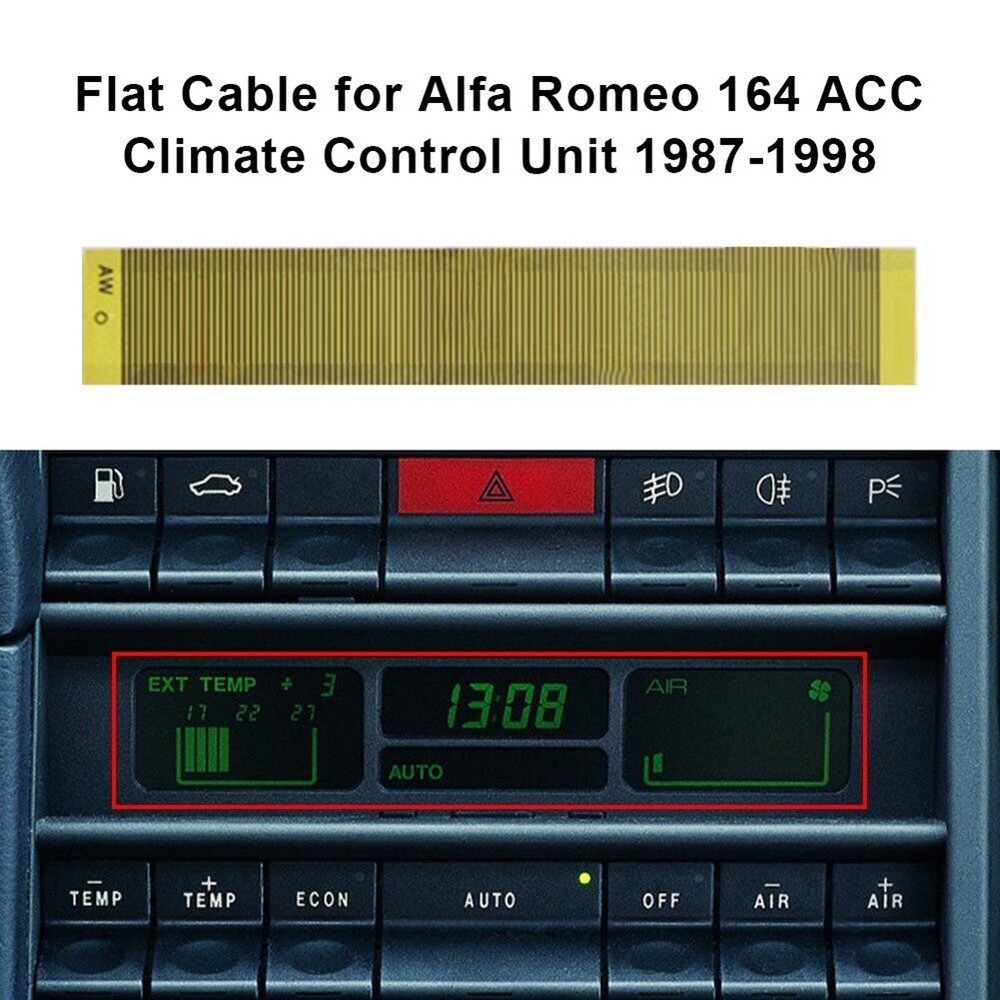 LCD Connector Flat Cable Climate Control Cable For 1987-1998 Models