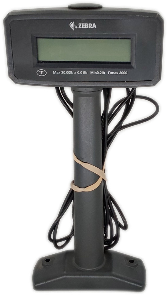 Zebra MX201 Commercial Food Scale Pole Display