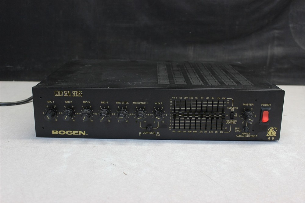 Bogen Gold Seal Series GS-60 Aphex Aural Exciter