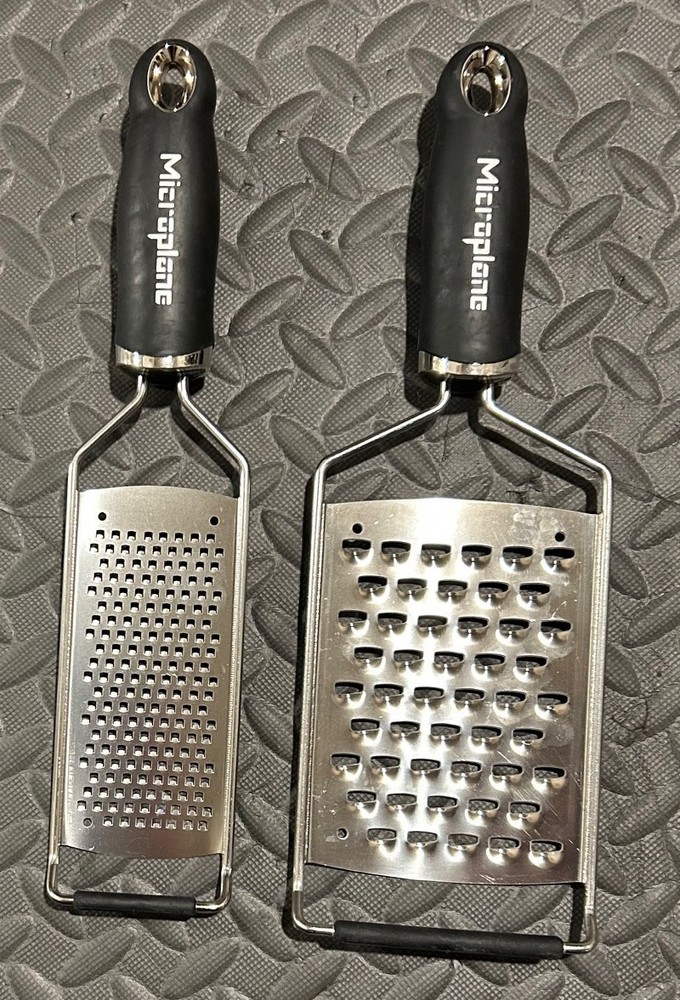 2 Microplane Graters - Coarse and Ultra Coarse