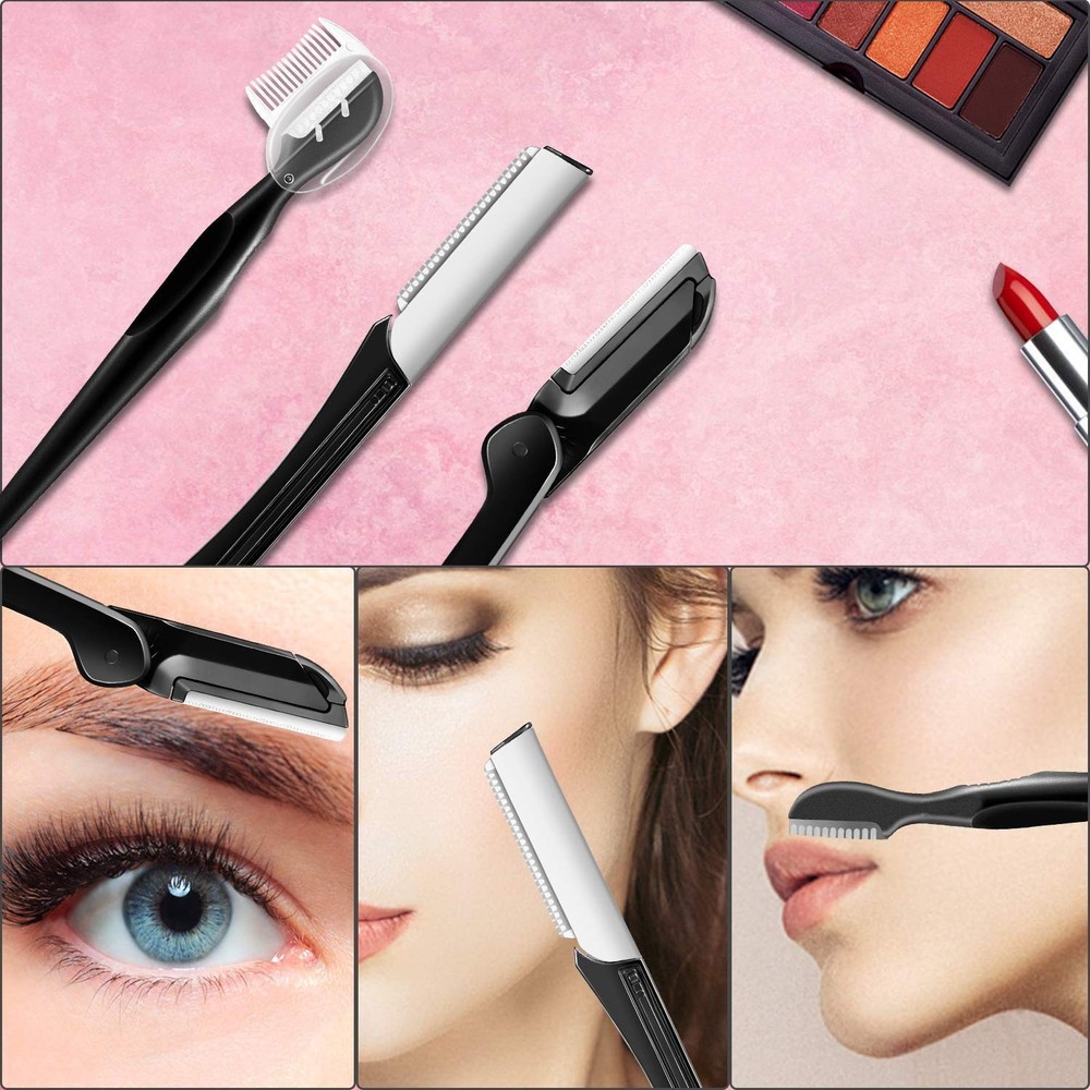 Beginners Eyebrow Kit: 9 Tools Including Scissors & Tweezers for Perfect Brows