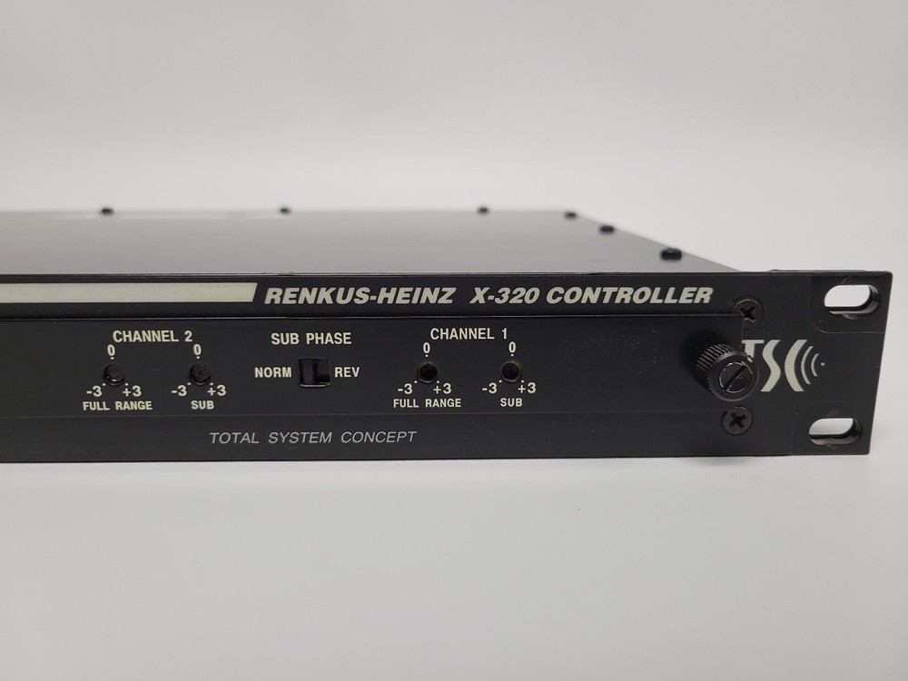 Vintage 1990s Renkus-Heinz X-320 TSC Two-Way Plus Sub Controller (Tested)