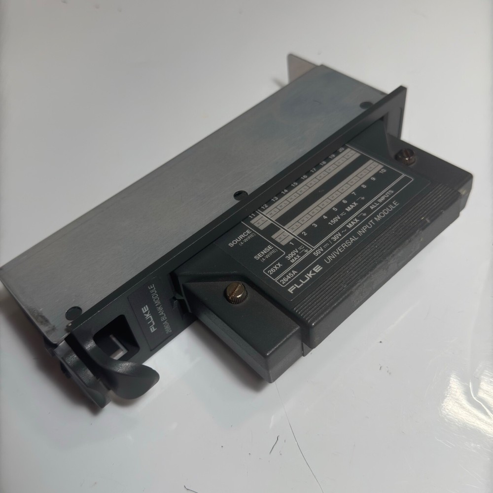 FLUKE 2645A UNIVERSAL INPUT MODULE + 2680A BLANK MODULE NetDAQ