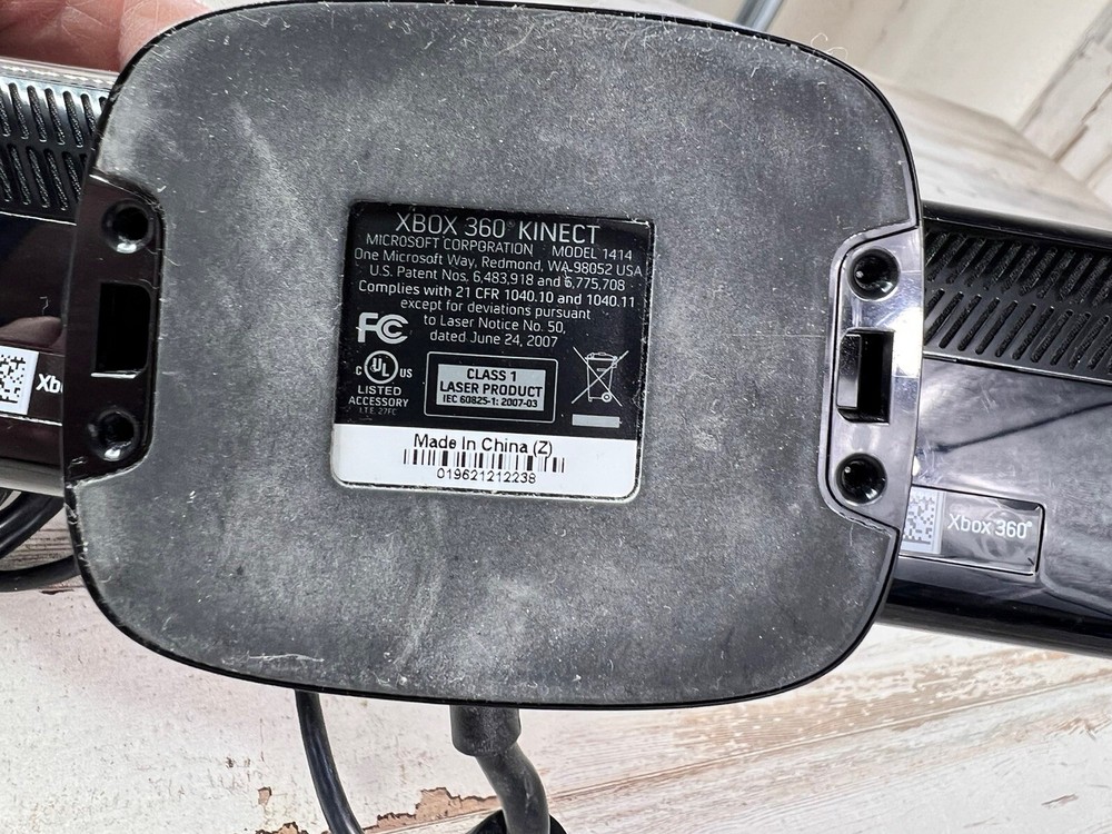 Microsoft Xbox 360 Kinect Connect Black Sensor Bar Model 1414