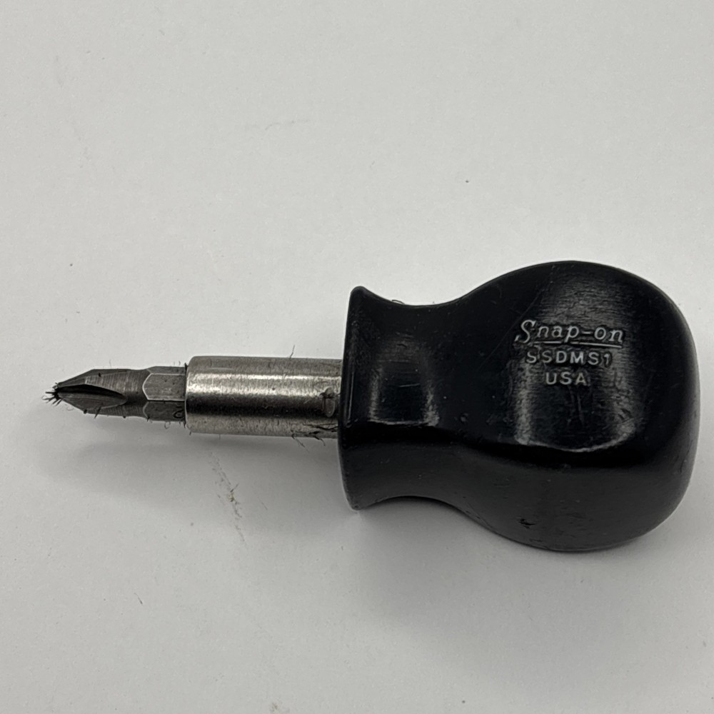Snap On Stubby Screwdriver Bit Holder SSDMS1A USA black Hard handle