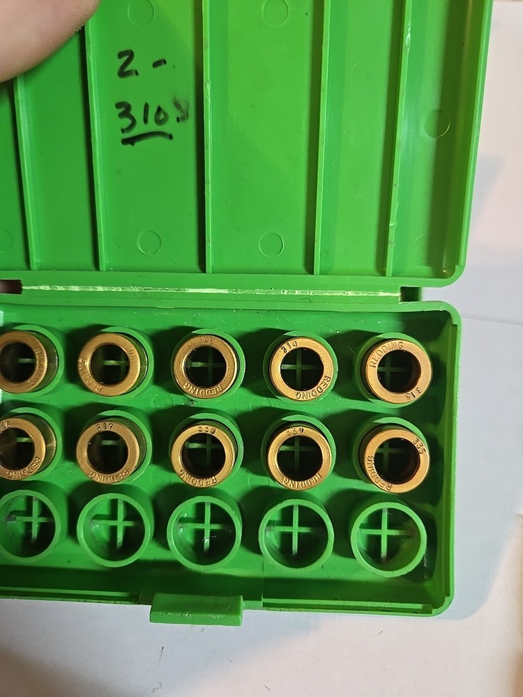 REDDING TITANIUM NITRIDE NECK SIZE BUSHING VARIOUS SIZES (SOLD INDIVIDUALLY)