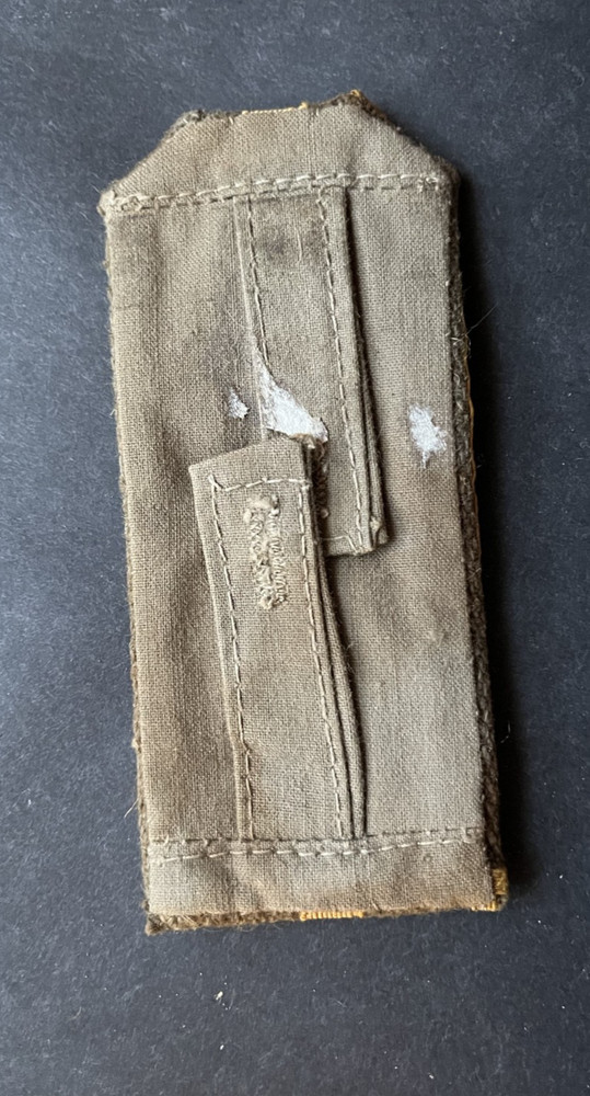 NICE SINGLE WWII JAPANESE ARMY SHOULDER BOARD # 3