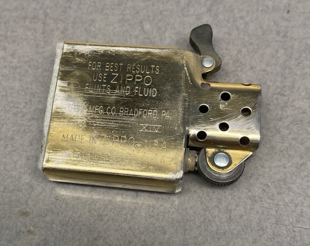 Black Zippo Pocket Lighter Engraved JMS