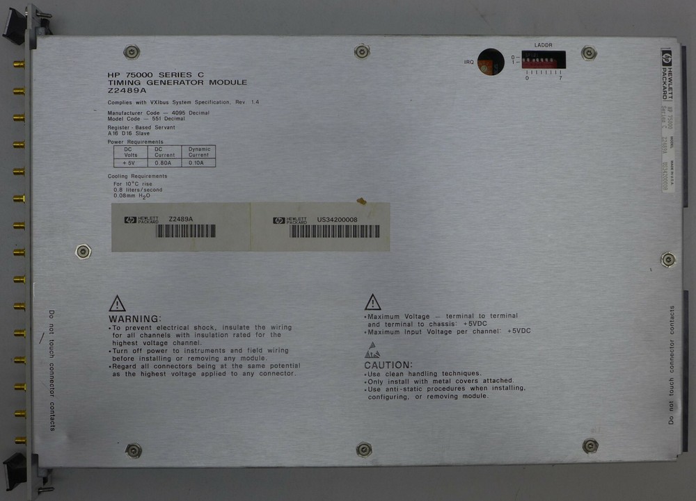 HP Z2489A Timing Generator Module