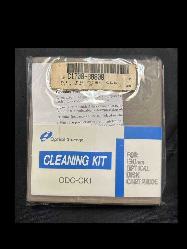 Optical Storage Cleaning Kit ODC-CK1 for 130mm Rewritable Optical Disk